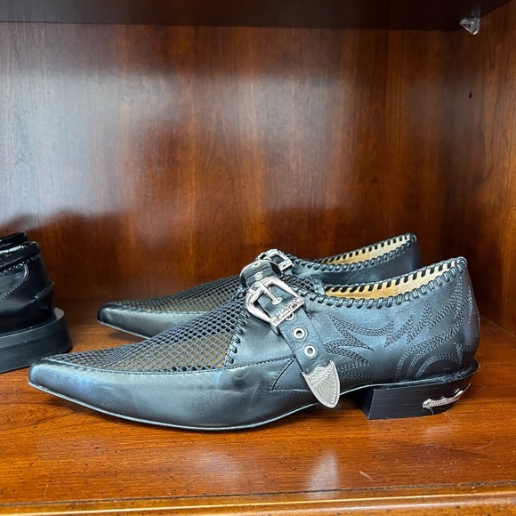 Toga Pulla Black Western Mesh Loafer Size 41 - Picture 5 of 13